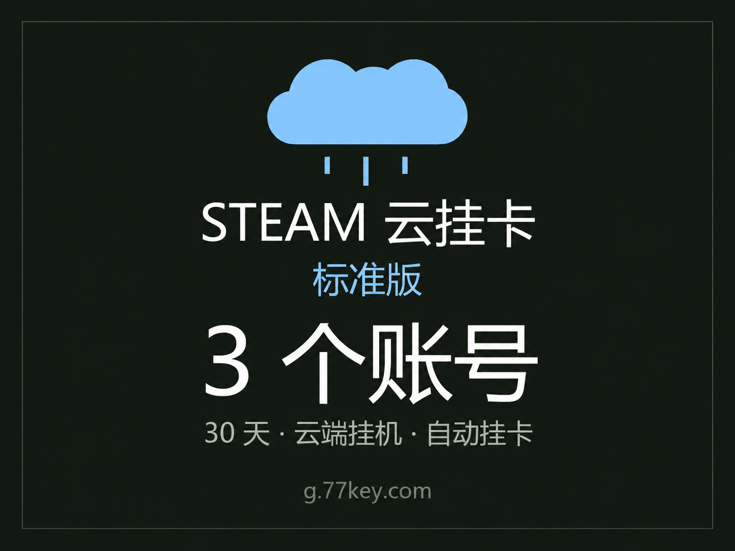 标准版30天（3个账号）